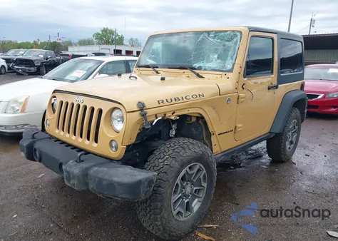 2014 Jeep Wrangler Rubicon из США, поврежденный, VIN 1C4BJWCG4EL145081
